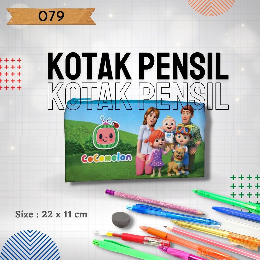 

Tempat Pencil, Pena untuk anak TK,SD,SMP,SMA,dan Mahasiswa Gambar Cocomelon 079