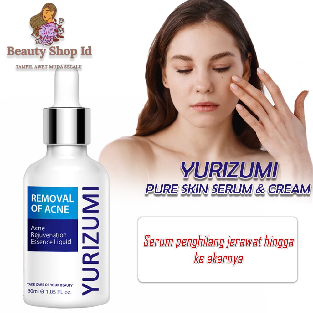 Beauty Jaya - Yurizumi Pure Skin Serum Skin Care Glowing Serum Wajah Anti Jerawat