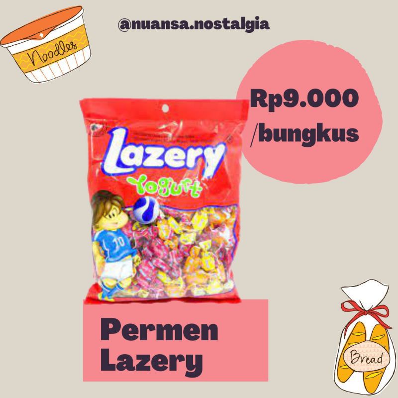 

TERMURAH! Makanan Jadul - Permen Lazery Rasa Susu dan Buah