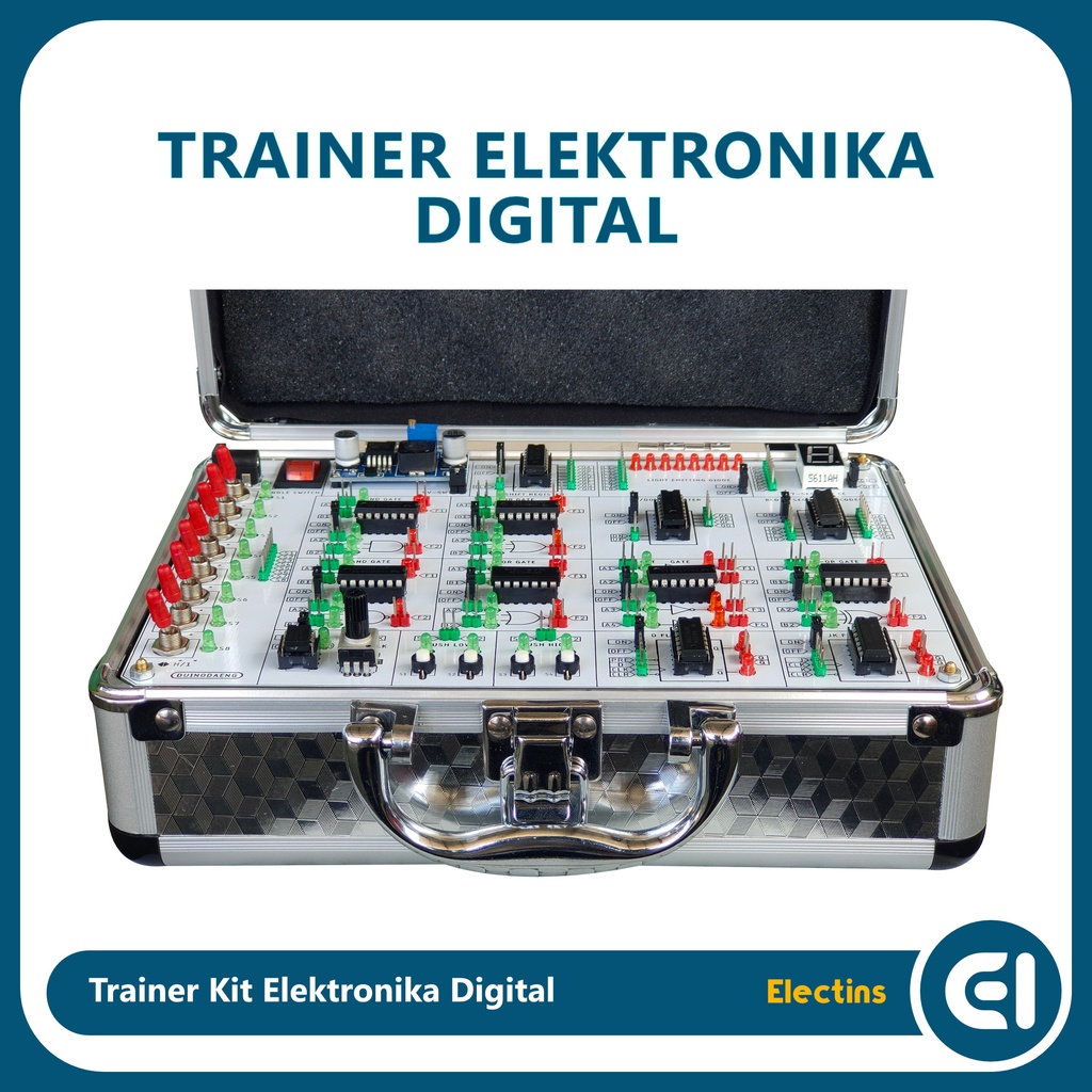 Trainer Kit Elektronika Digital - Trainer Pembelajaran Gerbang Logika