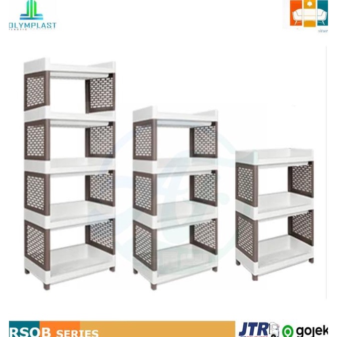 Rak Susun Plastik Besar/Rak Serbaguna Olymplast 5 Susun/Rsob 05