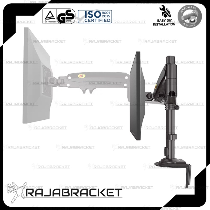 Bracket Monitor 17 - 27 inch, NB H80 Gas Spring Full Motions Stand Monitor Desk Mount