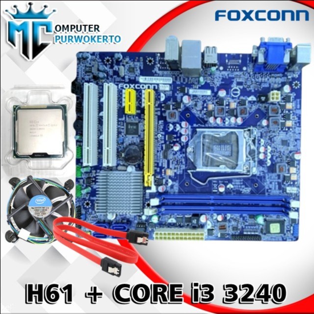 Paket Mobo H61 dan core i3 ivybridge