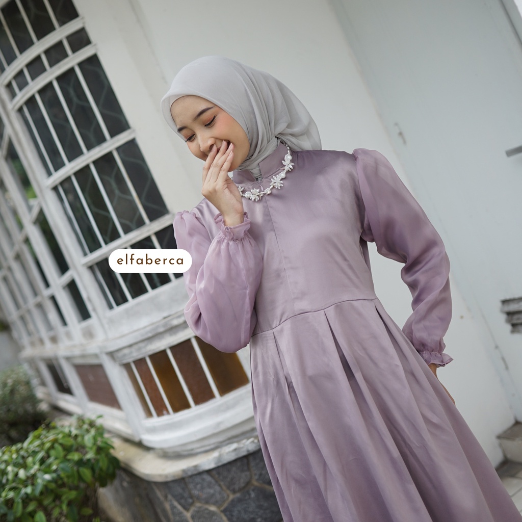 Free Kalung Hijab! LYRA SILK DRESS by elfaberca