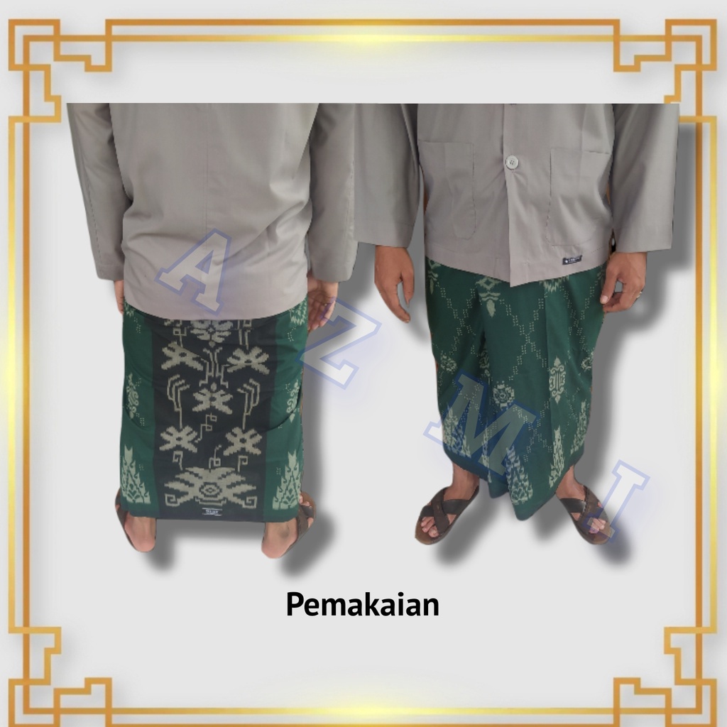 Sarung Syair Exclusive Polos Batik / Sarung Tenun Murah / Sarung Printing Kualitas Premium
