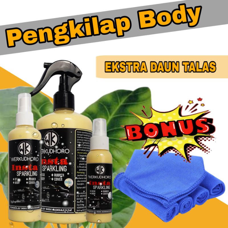 Pengkilap Body Motor Kinclong Permanen / INSTA SPARKLING / Kit Body Mengkilap / WK