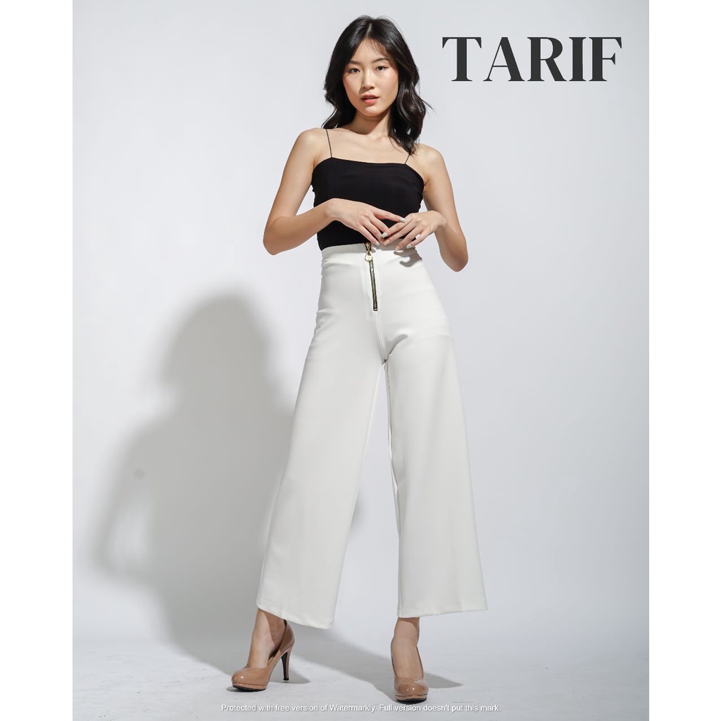 Raisa CELANA KULOT WANITA - By Tarif - CELANA PANJANG WANITA SLETING - CELANA HIGHWAIST (L200)