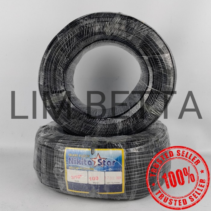 Terlaris Aerator (Selang Hitam) (1 Roll) Selang Hitam 3/16 / Selang Aerator