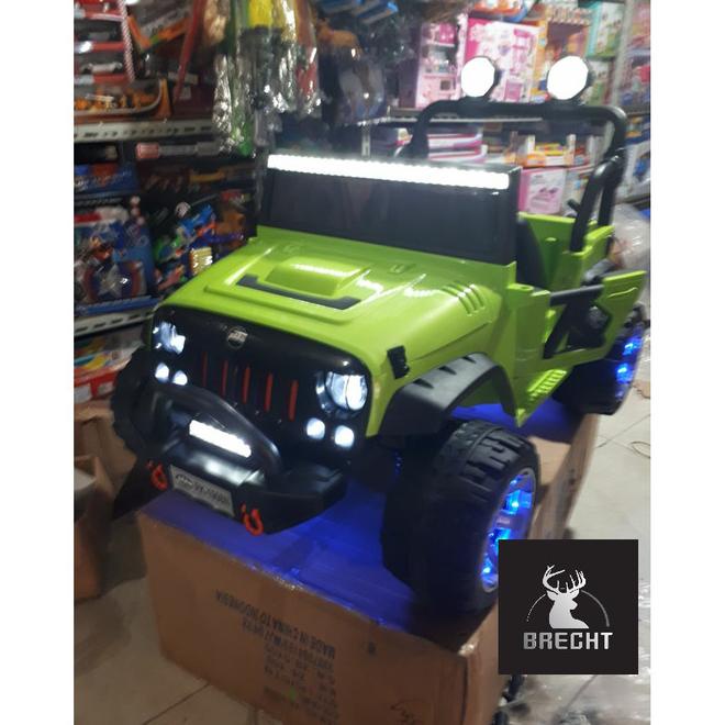 Mainan Mobil Aki Anak Pliko Jeep Rubicon Pk 1908N