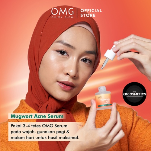 OMG OH MY GLOW Mugwort Acne Serum Perawatan Kulit Berjerawat 20 ml