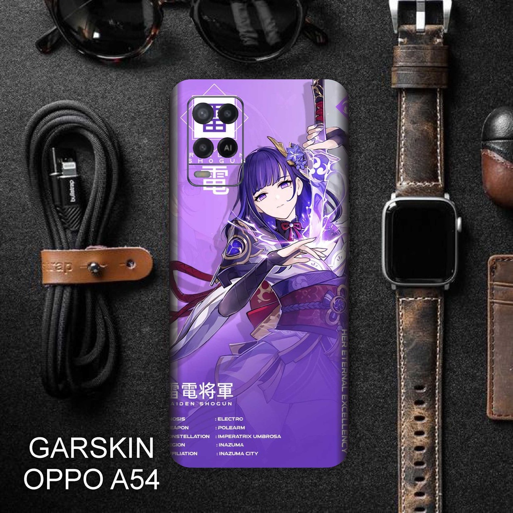 GARSKIN ANTIGORES OPPO A54 SKIN CUSTOM ISI 2PCS MOTIF ANIME - GARSKIN OPPO A54