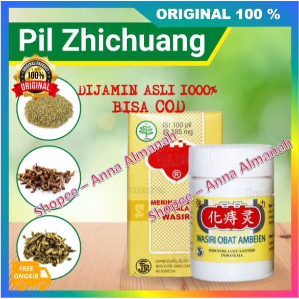 PROMO Pil Zhichuang Obat Herbal Cina Membantu Mengobati Ambeien / Wasir dari Stadium 1 Sampai 4 Ampu