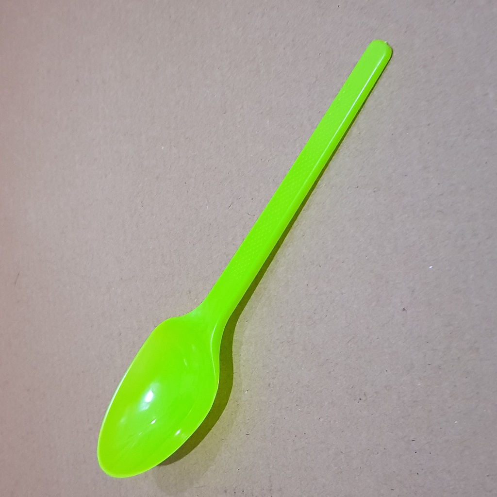 Sendok  GARPU  PLASTIK Makan / Sendok Plastik Putih Susu  Food Grade / SATUAN