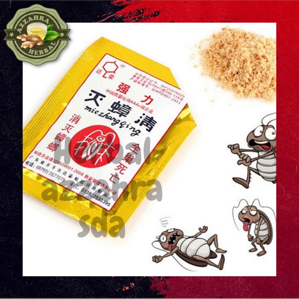Anti Kecoa 𝐎𝐑𝐈𝐆𝐈𝐍𝐀𝐋 Racun Pembasmi Kecoa Kecoak Bugs Buster Terampuh Paling Ampuh - Mie Ji Qing