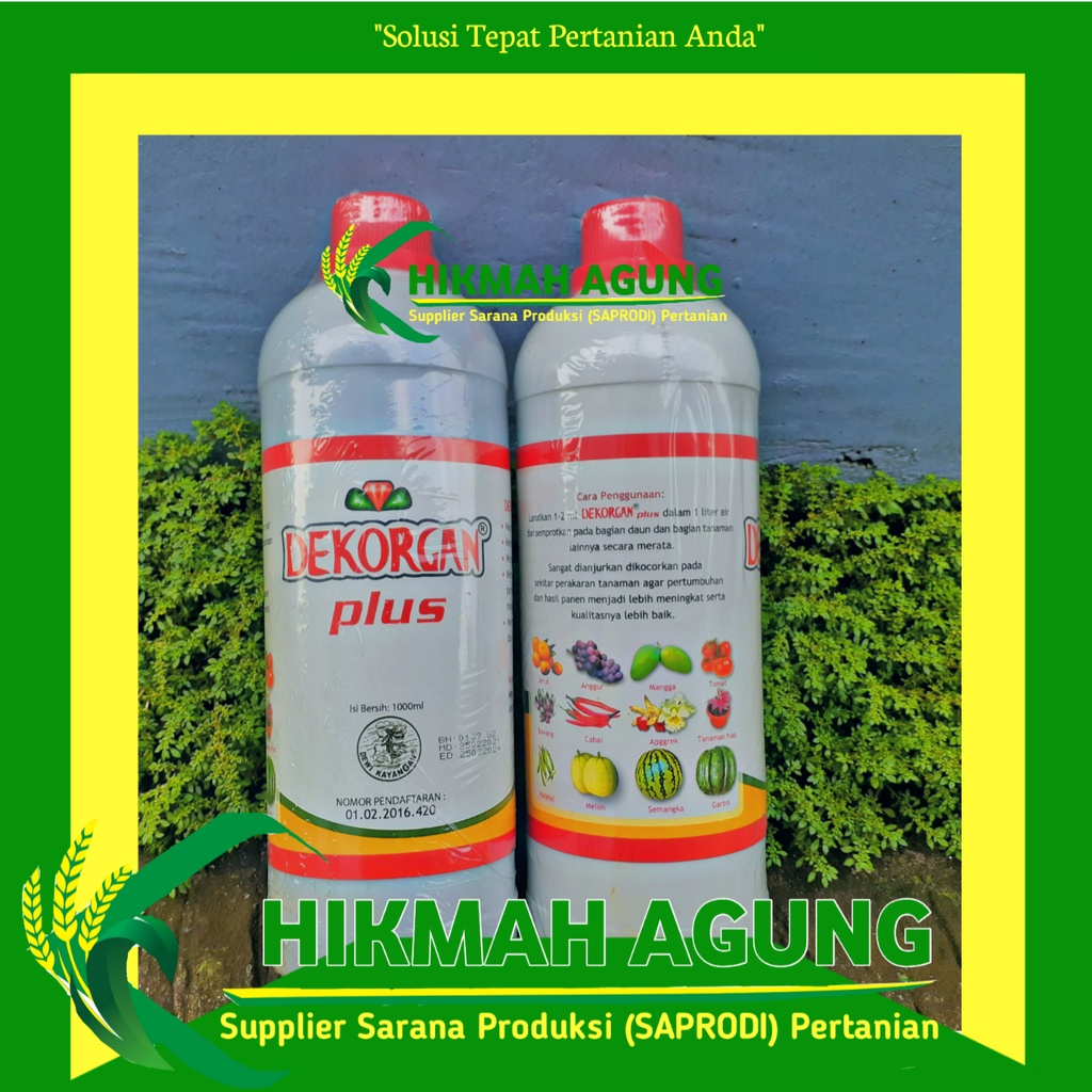 Pupuk pertumbuhan Dekorgan plus 500ml Pupuk cair DEKORGAN 1L - Dewi Kayangan