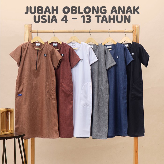 Jubah Anak Polos Jubah Anak Laki Laki Lengan Pendek Gamis Anak Laki