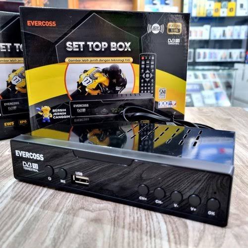 Evercross STB Set Top Box Max Digital TV Garansi Resmi