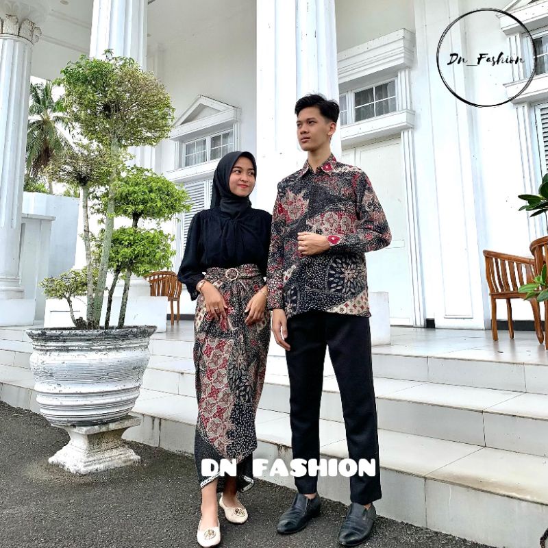 Kemeja Batik/Rok Lilit Batik/Kemeja Batik Couple Lengan Panjang/Batik Terlaris