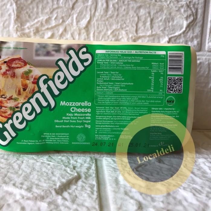 

➤ GREENFIELDS MOZZARELLA/ MOZARELLA/ MOZZARELA CHEESE/ KEJU MOZZARELLA GREENFIELDS ☟