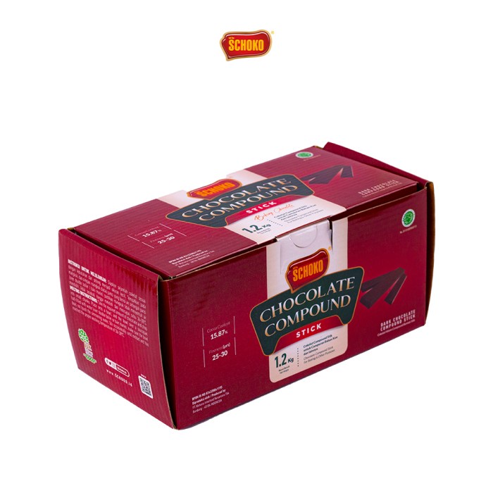 

SCHOKO CHOCOLATE COMPOUND STICK - 1,2 KG / COKLAT STIK / BATON