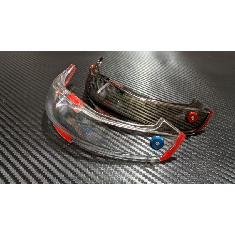 MOUNTH PAD HELM ARAI SPOILER DEPAN HELM ARAI PNP ASTRO RR4 RX7X CARGLOS(SEMUA CLONE ARAI)