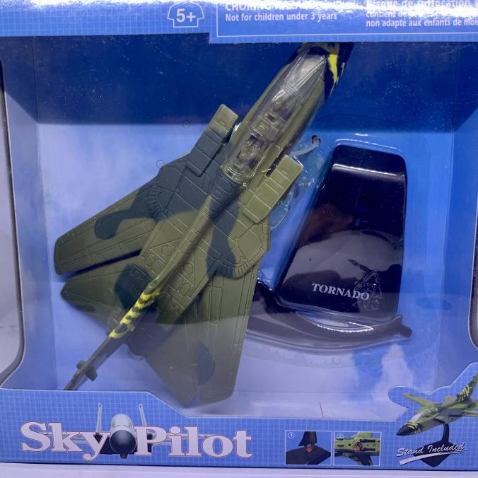Diecast Miniatur Pesawat Tempur Jet Tornado Skypilot Newray