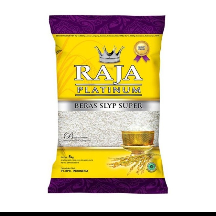 

beras raja platinum 5 kg