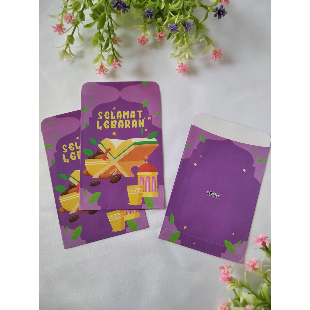 

AMPLOP LEBARAN / AMPLOP THR ISI 8 PCS MUAT UANG DILIPAT
