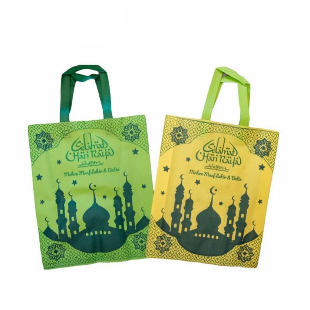 Tas Sembako Goodie Bag Lebaran Goodies Bag Idul Fitri Tas Bingkisan Tas Parcel Lebaran Parsel Hampers Hamper Tas Souvenir Lebaran Ramadhan Kantong Belanja Tas Idul Fitri Tas Lebaran Warna - Acak