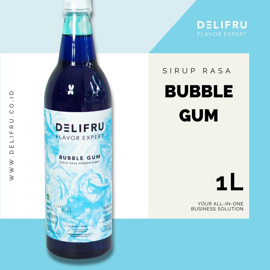 

➾ Syrup Bubble Gum Delifru 1 Liter - Sirup Permen Karet Premium ☏