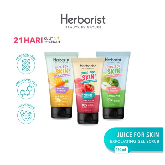 Herborist Juice For Skin Exfoliating Gel Scrub - 150ml
