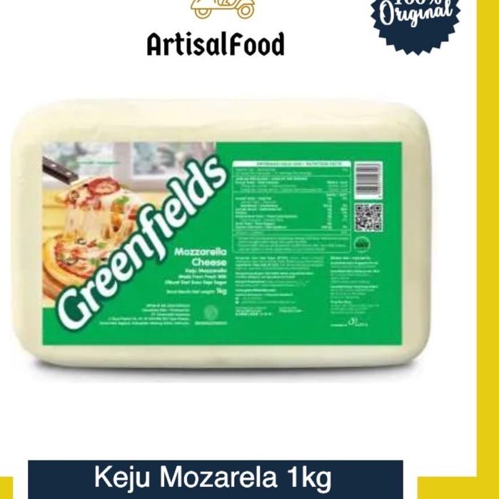 

☻ Greenfields Keju Mozarella Mozzarella Cheese Greenfield 1kg ♧