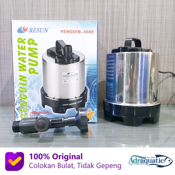 Terlaris Resun Penguin-4500 Penguin Water Pump Pompa Air Celup Filter Aquarium