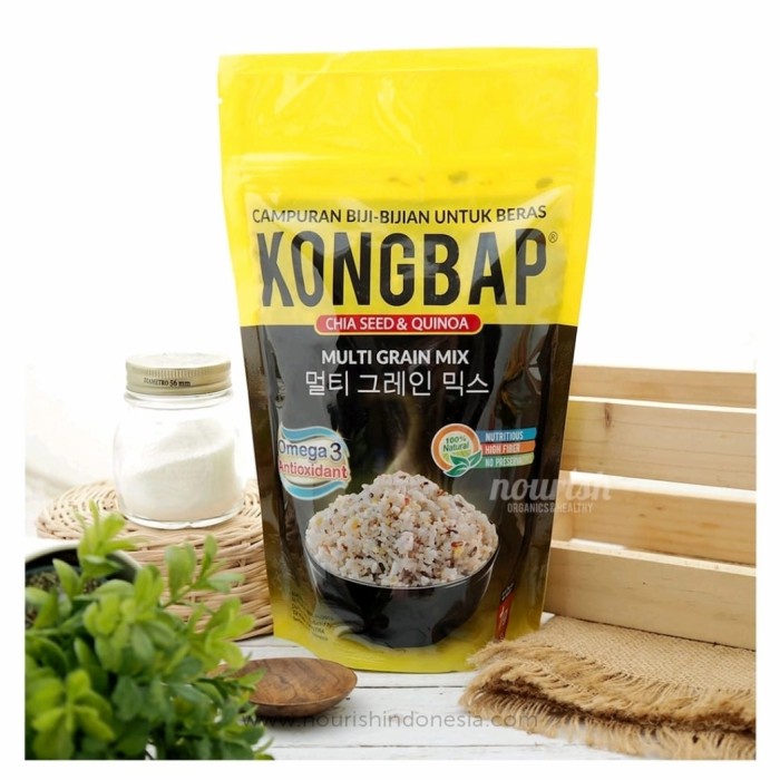 

Kongbap Multigrain Mix Beras Organik 1 Kg Natural Super Food