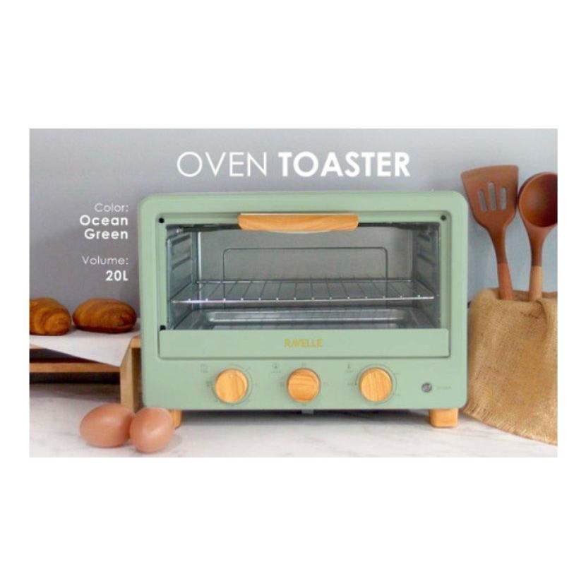 Ravelle Oven Listrik Ravelle REO-20OG Toaster 20L REO20LOG| REO-20OG | REO-20OG Putih Oven Listrik 20 Liter Jumbo 20L