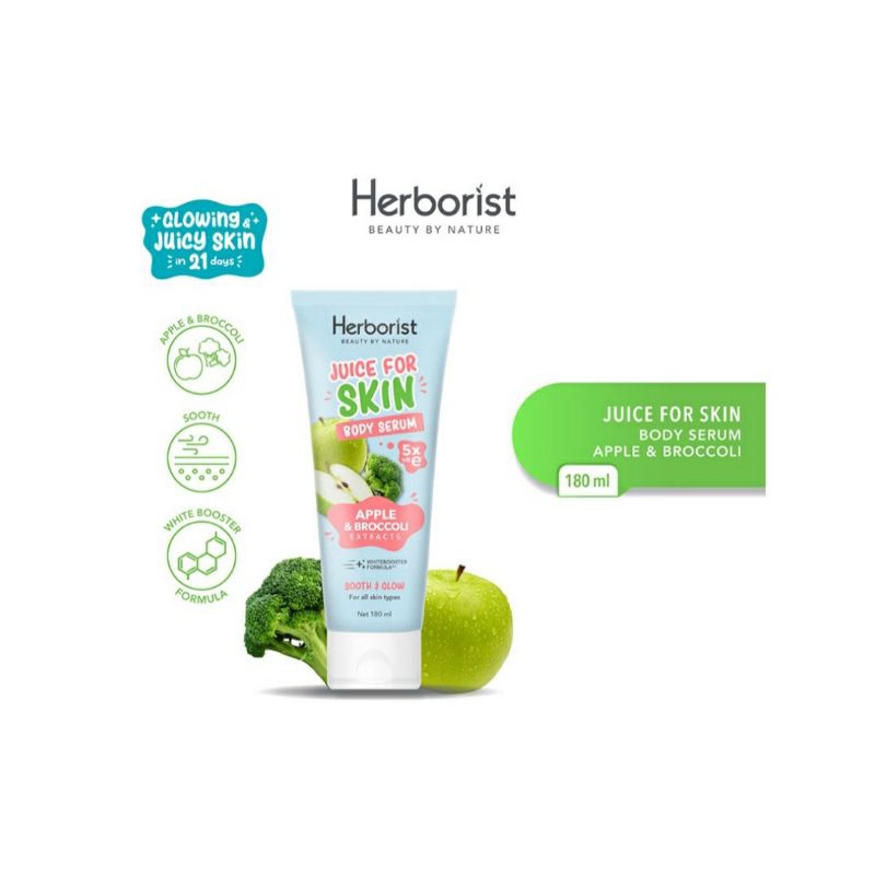 Herborist Body Serum Apple &amp; Broccoli Extracts 180 ml