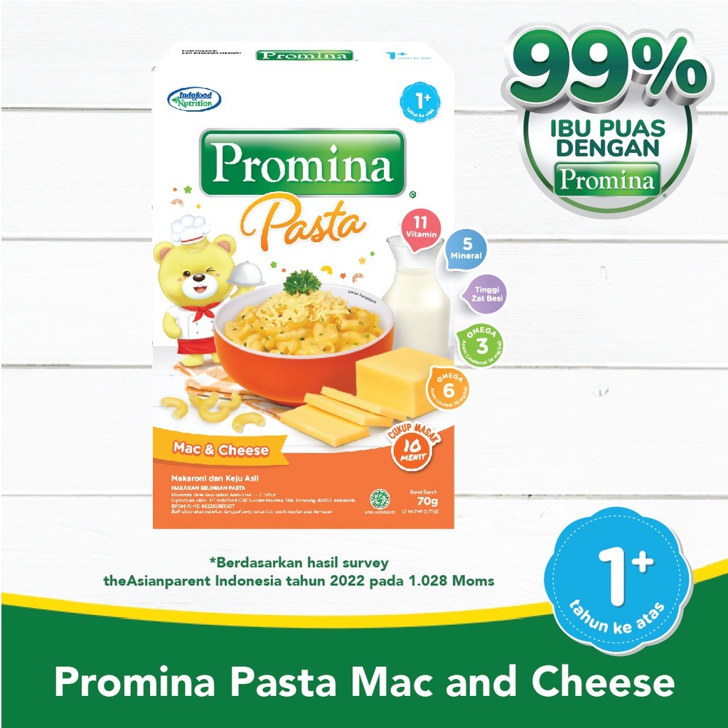 Promina Pasta Mac and Cheese 70g - Makanan Bayi