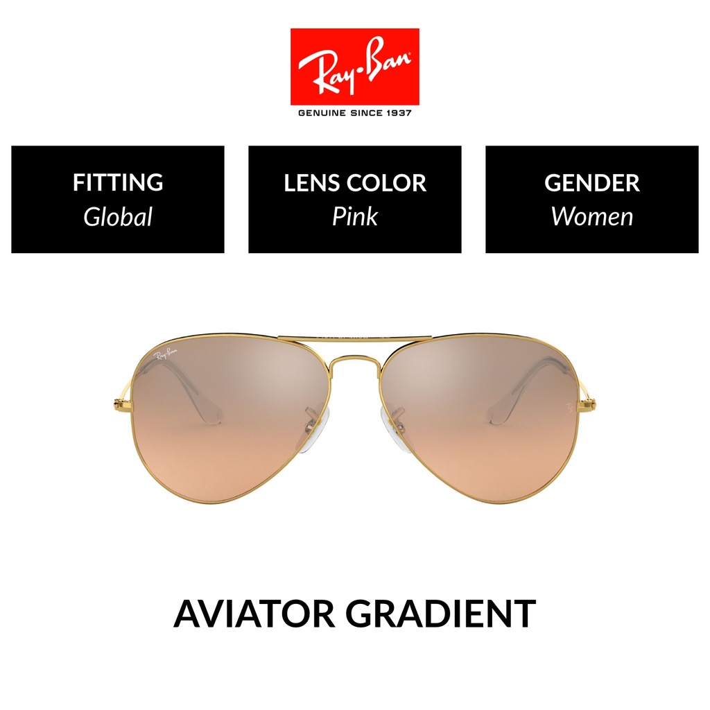 RAY-BAN Aviator Large Metal | RB3025 001/3E | Global Fitting | Sunglasses| 58mm