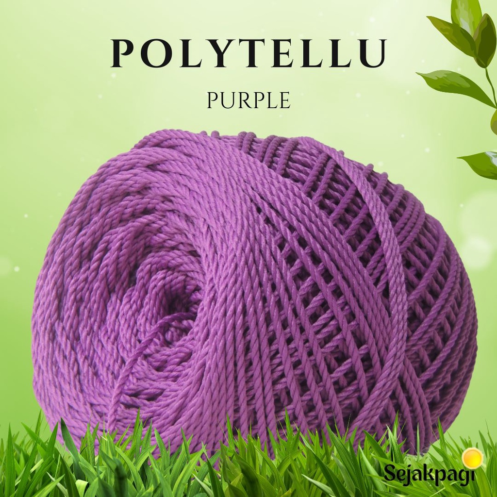 Benang Rajut Polykilap D27 Premium Polyester Polytellu Benang Poli