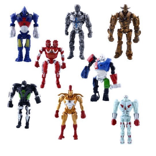 FLASH SALE REAL STEEL ROBOT ACTION FIGURE SET 8 TERMURAH