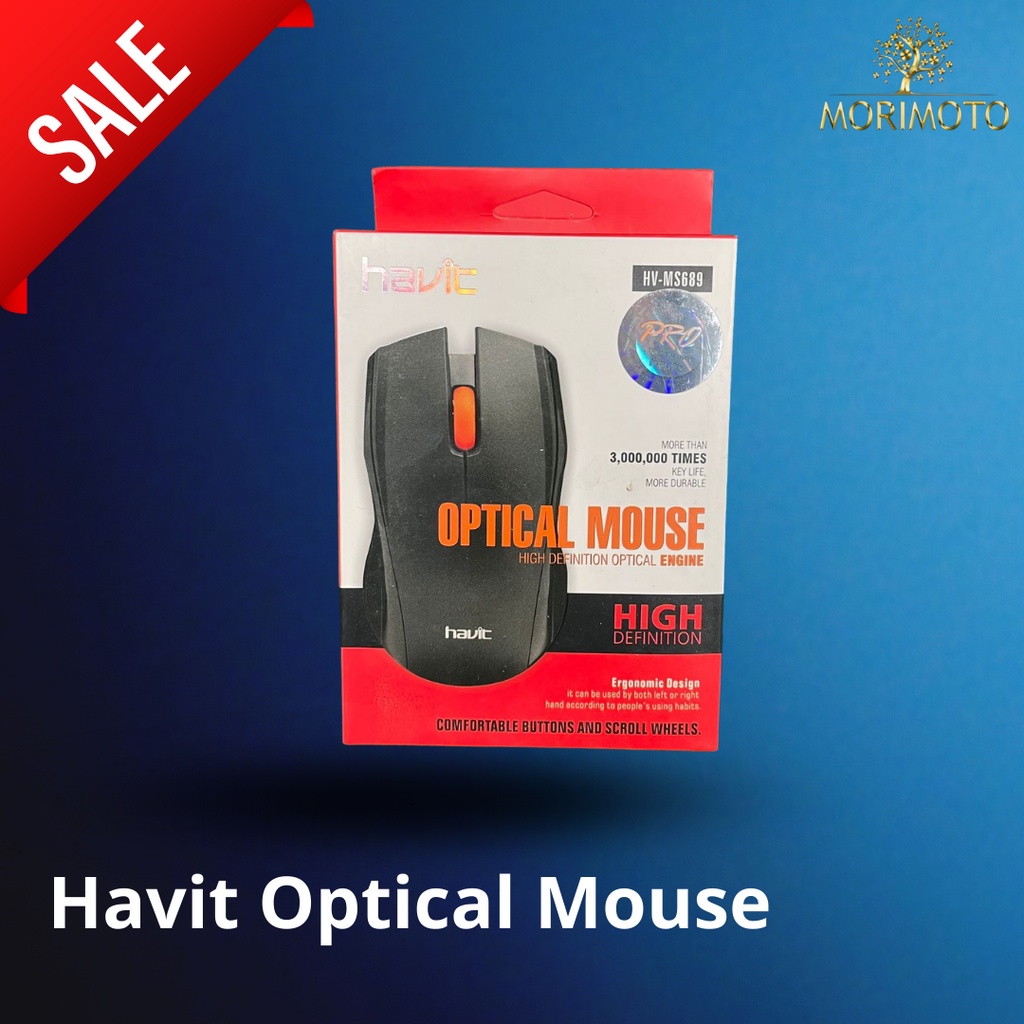 Havit HV-MS689 OPTICAL MOUSE/  Mouse office kabel USB cocok untuk kerja