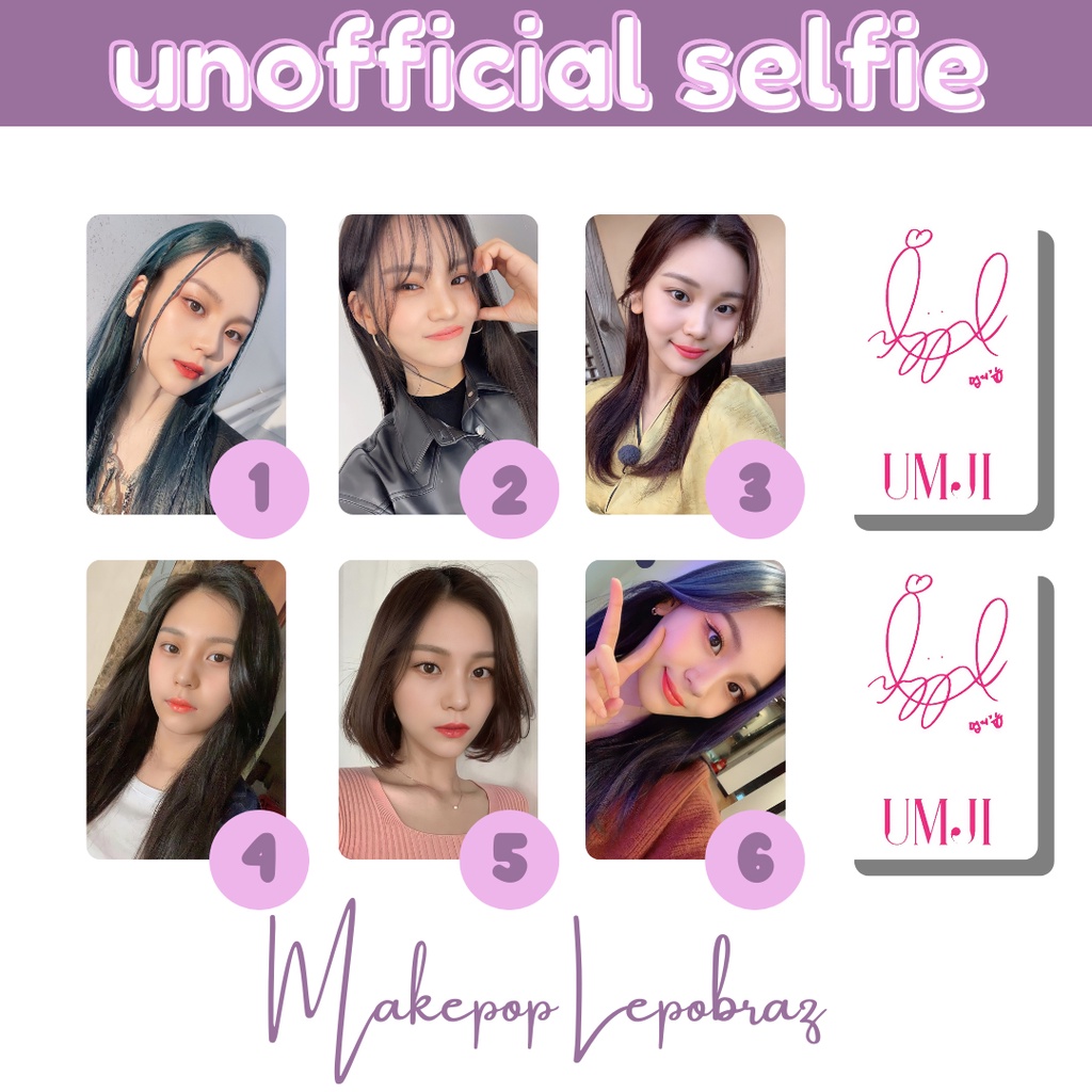 [MIN. 3 PC] GFRIEND VIVIZ UNOFFICIAL SELFIE - GIRLFRIENDABLE PC EUNHA SINB SOWON UMJI YERIN YUJU