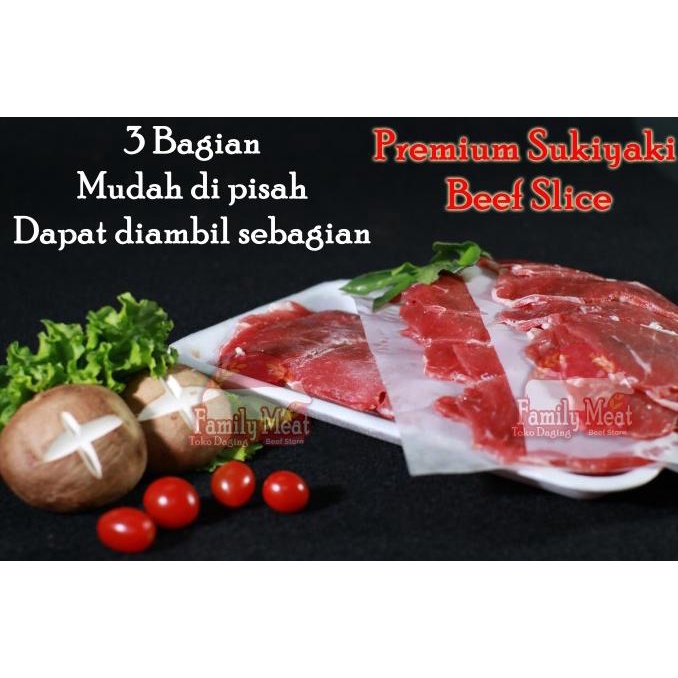 

Premium Beef slice non fat 500gr has dalam