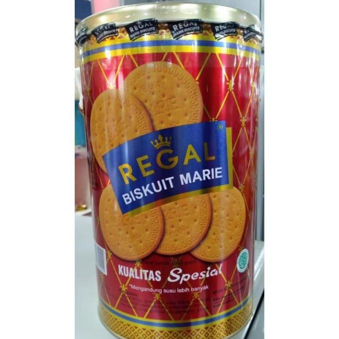 

BISKUIT KALENG REGAL KALENG MARIE BISKUIT SPESIAL 1000GR 1KG EL09I09A82L