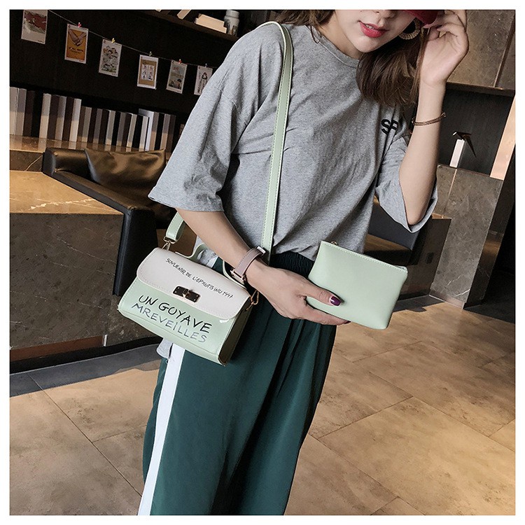 FYGALERY FYG1224 Tas Selempang Goyave 2 Warna Perempuan Slingbag Transparan Pvc Fashion Wanita Sling Bag Mini Korea Handbag Murah