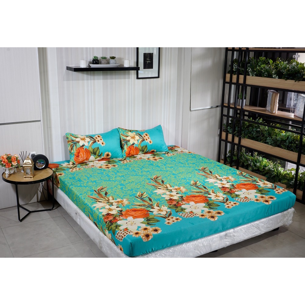 Idola Style Veronica Sprei 100 / 120 Micro Print Tinggi 20 cm MP-8070
