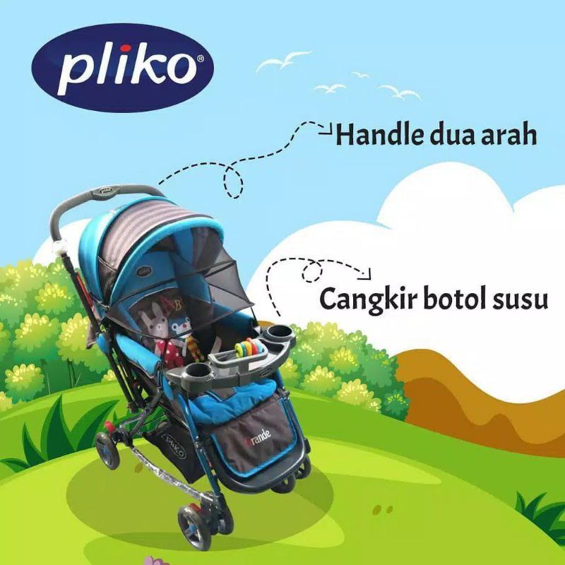 Stroller Pliko BS570 Aston, Pliko  Grande 268R 4in1 Multifungsi Kereta Dorong Bayi