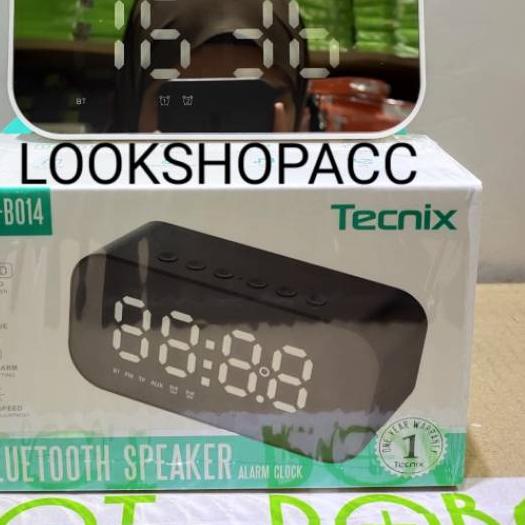 ✥ Speaker Bluetooth Tecnix SPK-B014 Wireless Clock Speaker Original Tecnix ▼