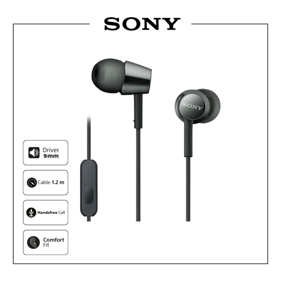 SONY MDR-EX155AP Bass Earphone / Headset - MDREX155AP EX-155AP EX155