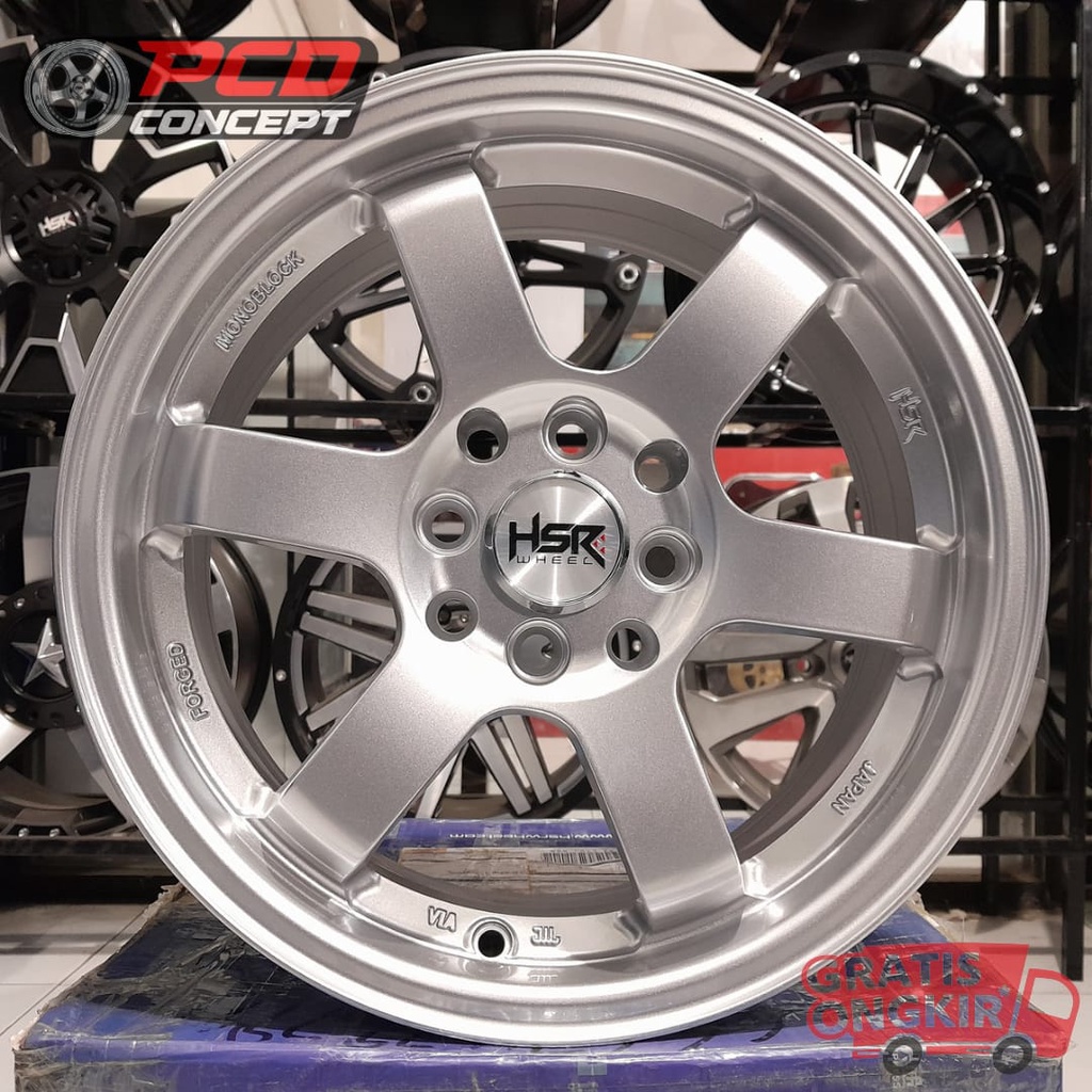 JUAL VELG MOBIL R15 TERLARIS TE37 BRIO AGYA CALYA AVANZA R15 LEBAR 6,5